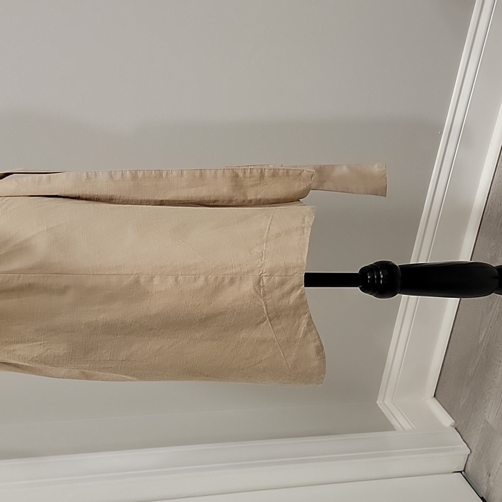 French Connection Tan Button-Up Dress - Picture 4 of 9